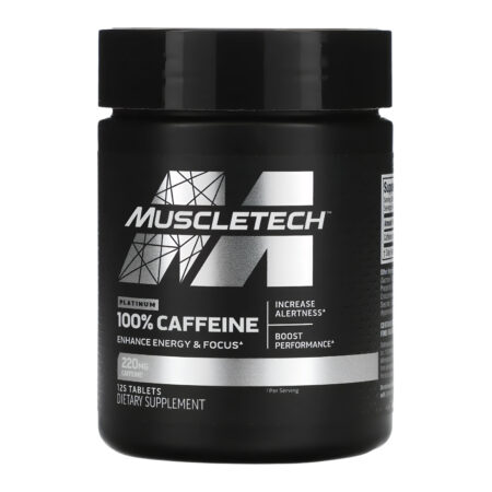 MuscleTech Platinum Caffeine 125 Tablets