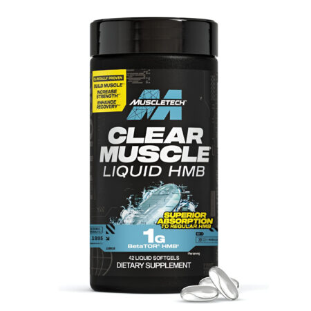 MuscleTech Clear Muscle Liquid HMB 42 Liquid Softgels