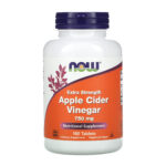 NOW Apple Cider Vinegar 750mg 180 Tablets