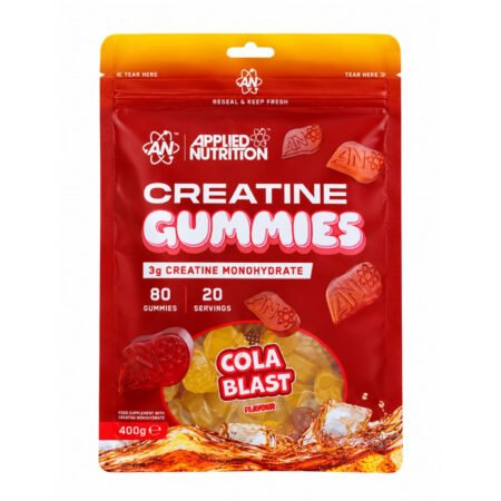 Applied Nutrition Creatine Gummies 80 Gummies 20 Servings Cola Blast