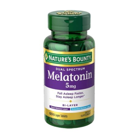 Nature's Bounty Duel Spectrum Melatonin 5mg 60 Tablets