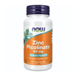 NOW Zinc Picolinate 50mg 120 Veg Capsules