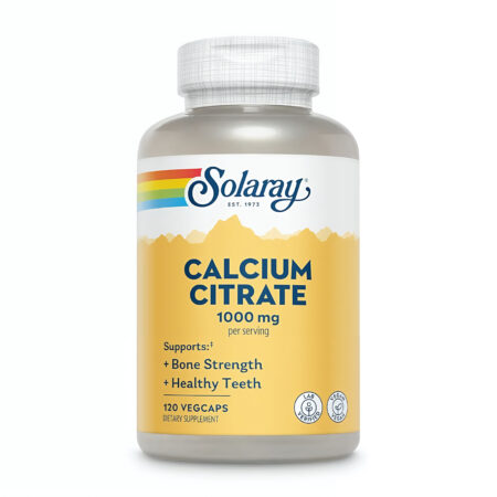 Solaray Calcium Citrate 1000mg 120 Veg Capsules