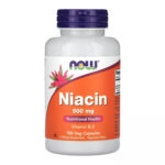 NOW Niacin 500mg 100 Veg Capsules