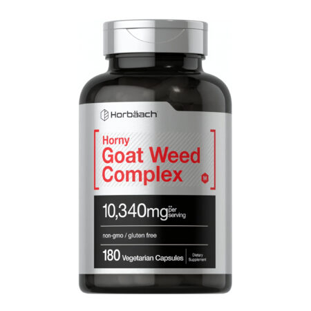 Horbaach Horny Goat Weed Complex 10,340mg 180 Vegetarian Capsules