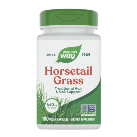 Natures Way Horsetail Grass 440mg 100 Vegan Capsules