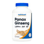 Nutricost Panax Ginseng 1000mg 240 Capsules