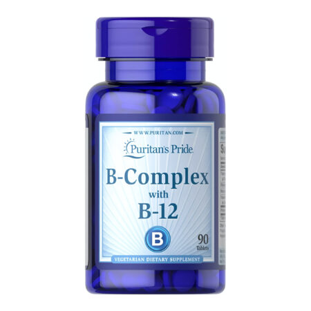 Puritans Pride B-Complex with B-12 ,90 Tablets