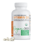 Bronson Vitamin D3, 5,000 IU 360 Organic Tablets