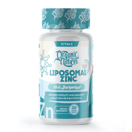 Organic Nation Liposomal Zinc 30 Coated Tablets