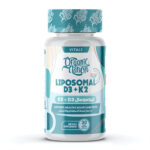 Organic Nation Liposomal D3 + K2, 30 Hard Gelatin Capsules