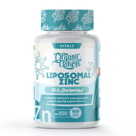 Organic Nation Liposomal Zinc 100 Coated Tablets