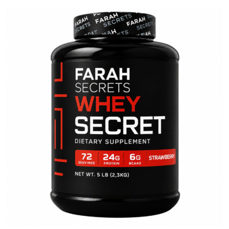 Farah Secrets Whey Secret 2.3kg 72 Servings Strawberry