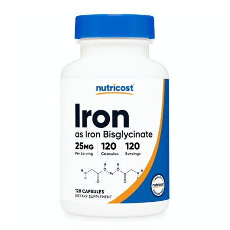 Nutricost Iron 25mg 120 Capsules
