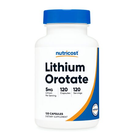 Nutricost Lithium Orotate 5mg 120 Capsules