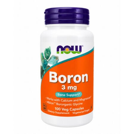 NOW Boron 3mg 100 Veg Capsules