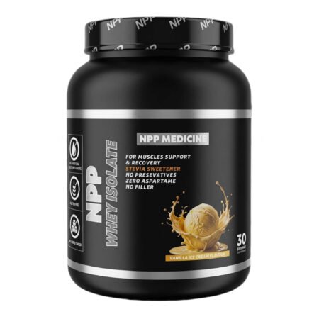 Npp Medicine Whey Isolate 1kg, Vanila ice cream