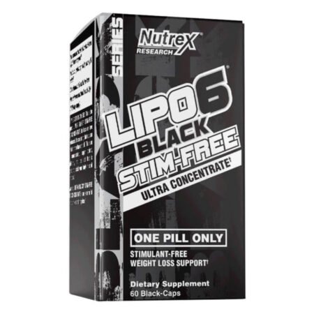 Nutrex Lipo6 Black Ultra Stim-Free 60 Capsules
