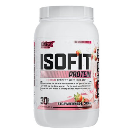 Nutrex ISOFIT 1kg, 30 Servings Strawberries Cream